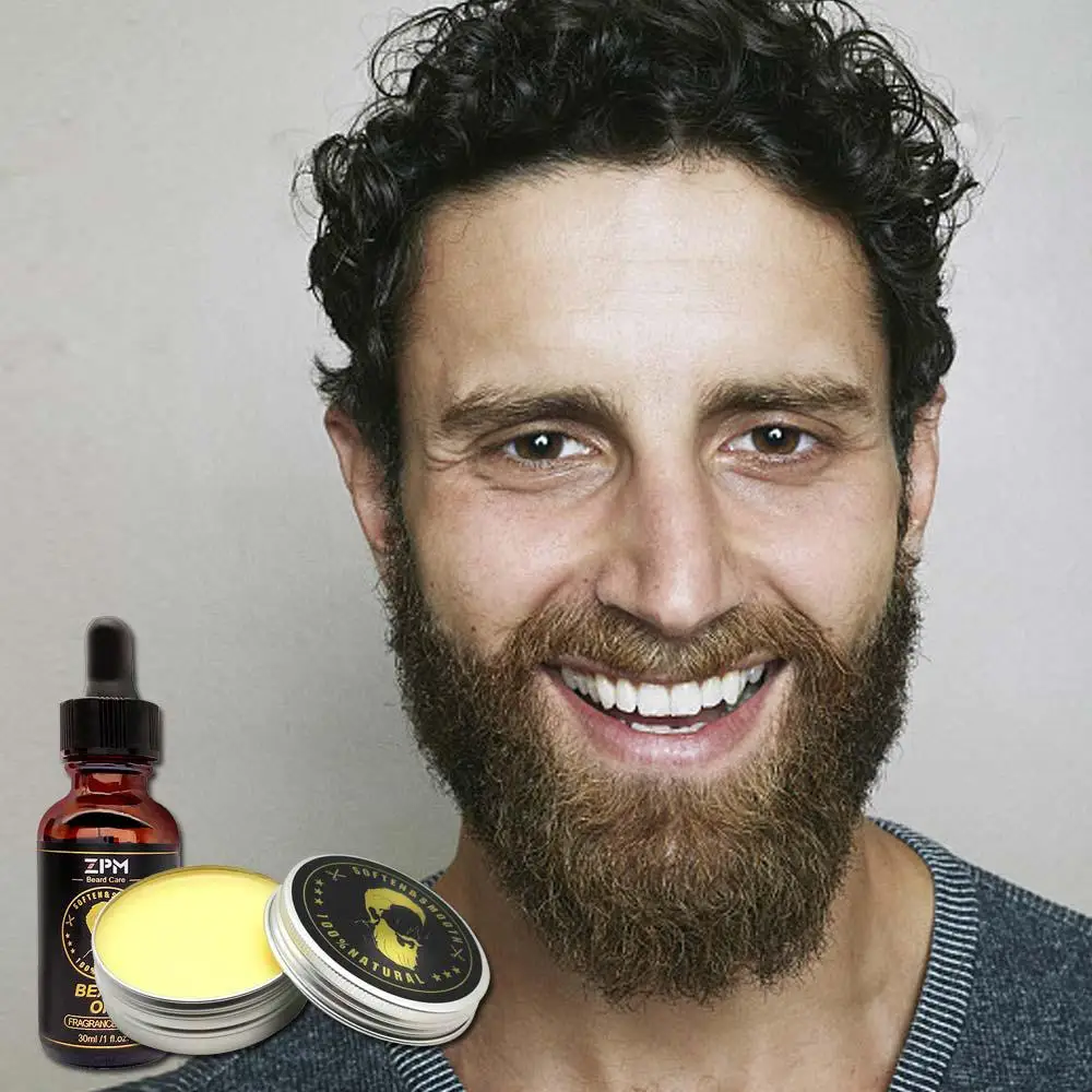 Уход за бородой набор для ухода масло крем шампунь персиковый гребень щетина