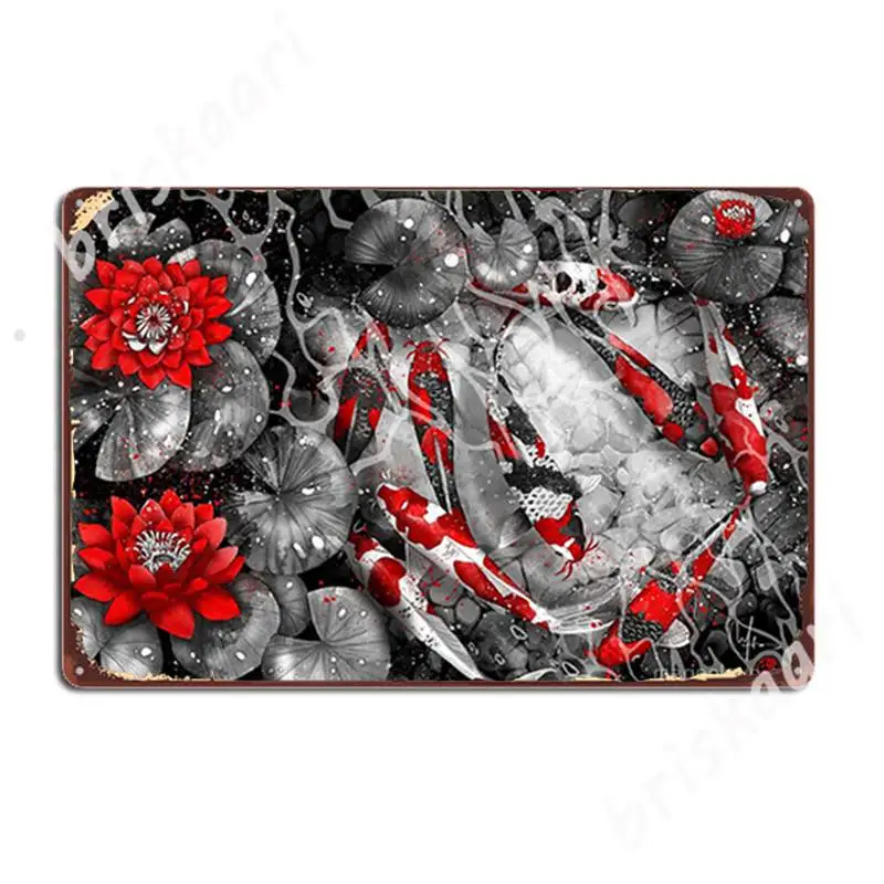 

Nine Kois Metal Signs Club Club Bar Designing Painting Décor Tin sign Posters
