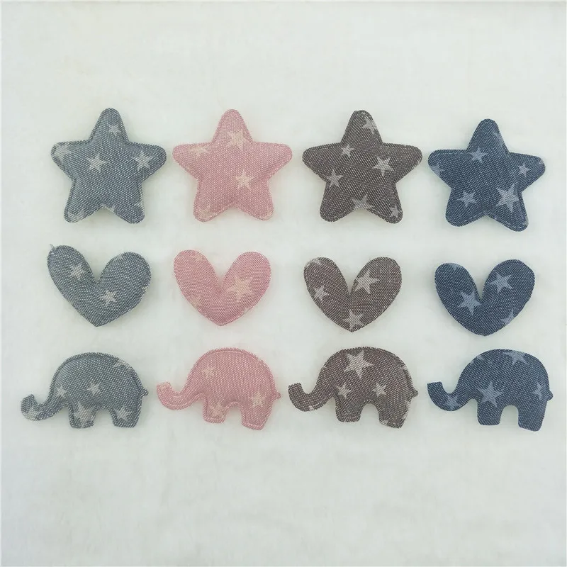 40 шт./лот разноцветные аппликации для девочек аксессуары волос Детские нашивки