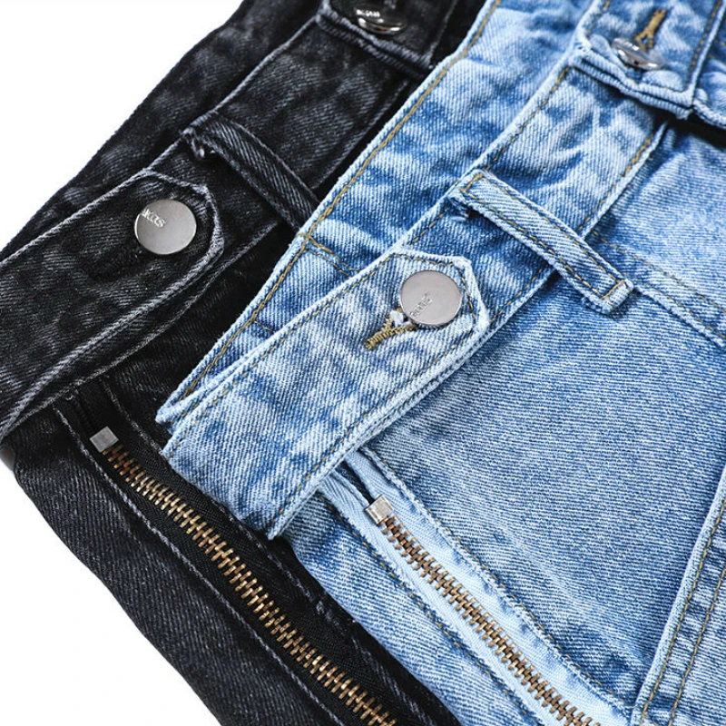 

Women Shorts High Waist Printed Zipper Streetwear Leisure Fashion Vintage Womens Students Stylish Retro A-line All-match Casual