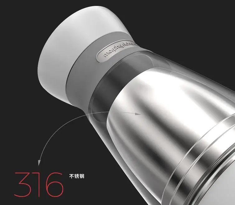 Xiaomi 316 чайник из нержавеющей стали Портативный электрический чайник путешествия большой емкости двойной изоляции чашка домашний Автомобиль