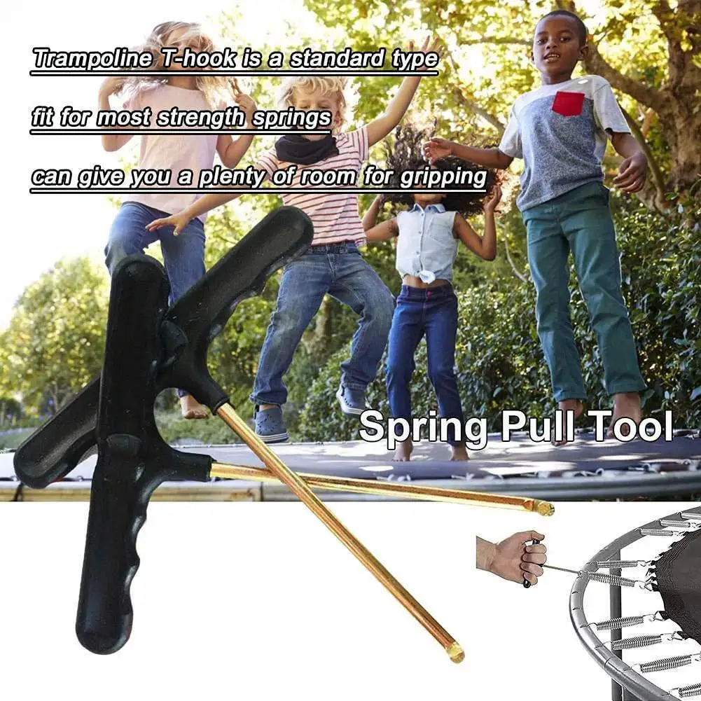 

Trampoline Spring Pull Tool T-hook For Outdoor Mat Pull Hooks Spring Pull Plastic Hand Trampoline Install Handle Tool Pad J F7Y8