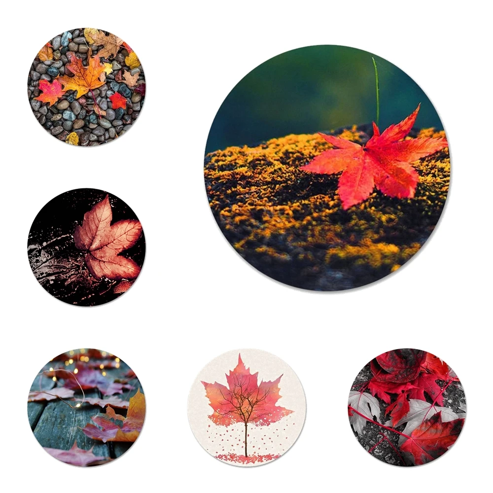 Осень кленовые листья декорации значок брошь заколка аксессуары для одежды