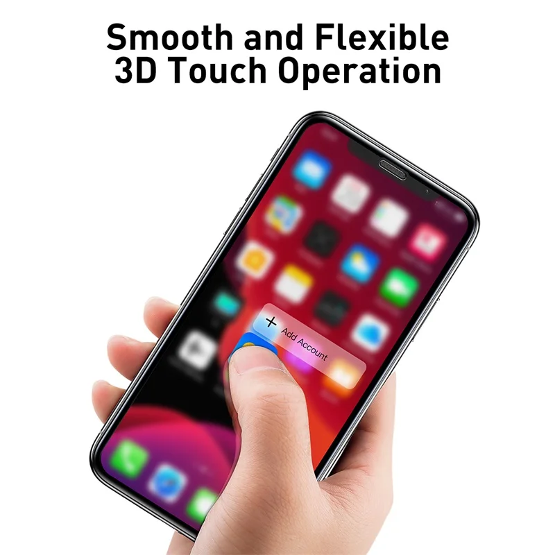 Закаленное стекло Baseus для защиты от шпионов для iPhone 11 Pro, ультратонкое 3D Защитное стекло для iPhone 11 Pro Max glass