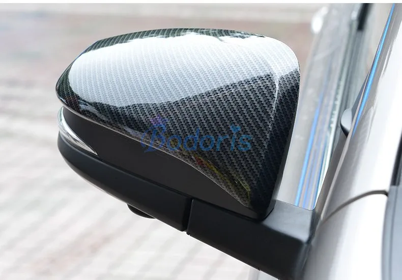 

Side Mirror Cover Overlay Door Rear View Panel 2015 2016 2017 2018 For Toyota Fortuner AN150 AN160 SW4 Accessories