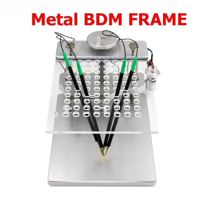 BDM Высокое Качество Алюминиевая Рамка BDM с 22 адаптерами работает для BDM100/KESS/KTAG/KTM Dimsport - Цвет: BDM