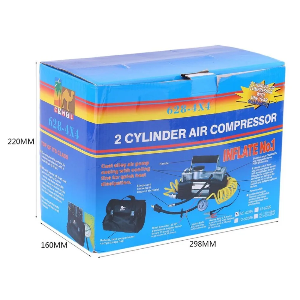 

Portable Styling Super Flow Car Tire Tyre Inflator DC 12V Metal Vehicle Auto Electric Pump Air Compressor Hot Drop Shipping