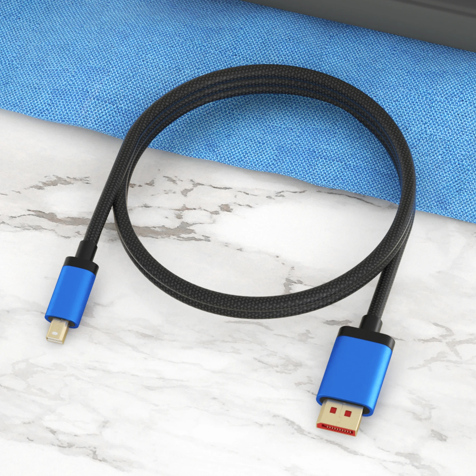 8K Mini Display port DP 1 4 Cable с нейлоновой оплеткой Port to Bi direction @ 60Hz 4K/144Hz 2K/165Hz Sup ed|Кабели VGA| |