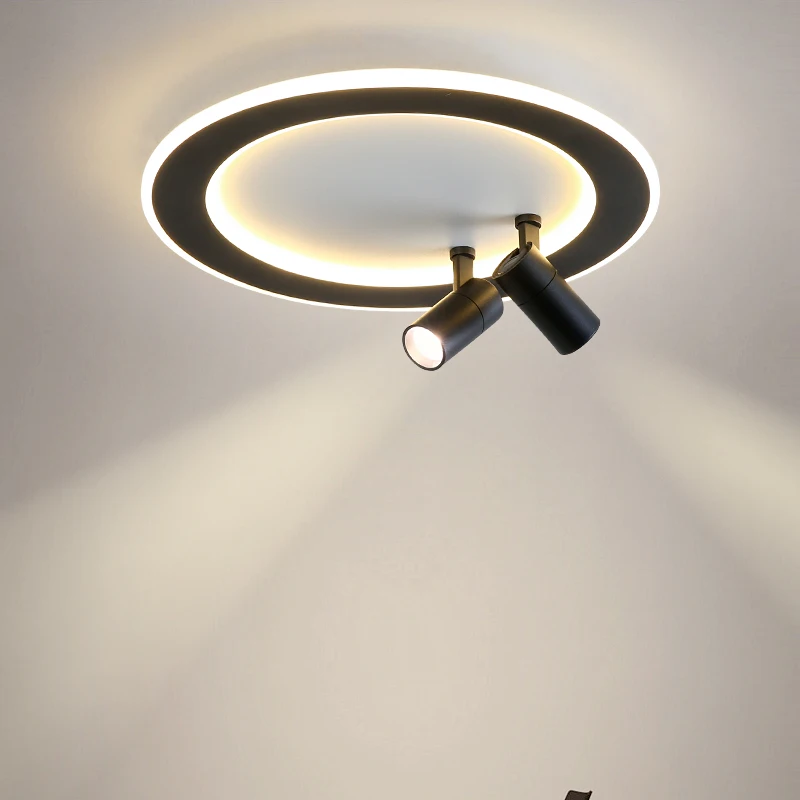 

Современные светодиодные потолочные лампы Освещение в помещении плафон светодиодной с прожектор светодиодный потолочный светильник люст...