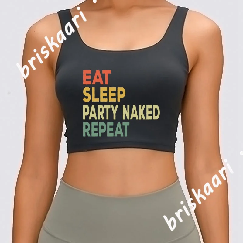 

Праздничный топ с надписью Eat Sleep вечерние Keds, базовый подарок с принтом, весенние сексуальные топы, футболка, жилет с круглым вырезом