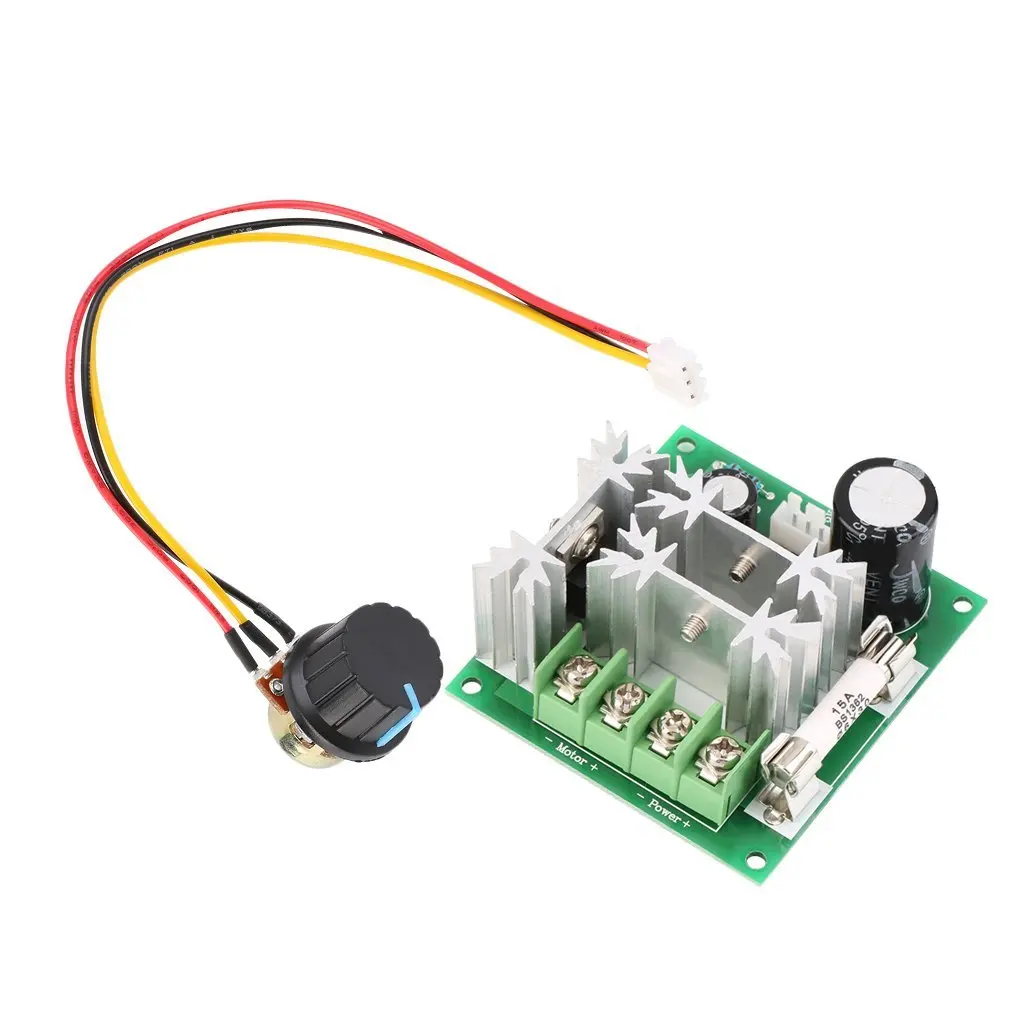 Новый DC 6 V 90 15A регулятор скорости двигателя ШИМ переключатель управления Лер