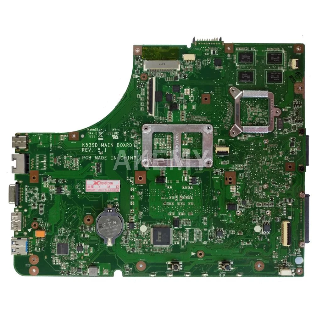 Для Asus K53SD K53S A53S материнская плата для ноутбука Материнская тест на материнскую