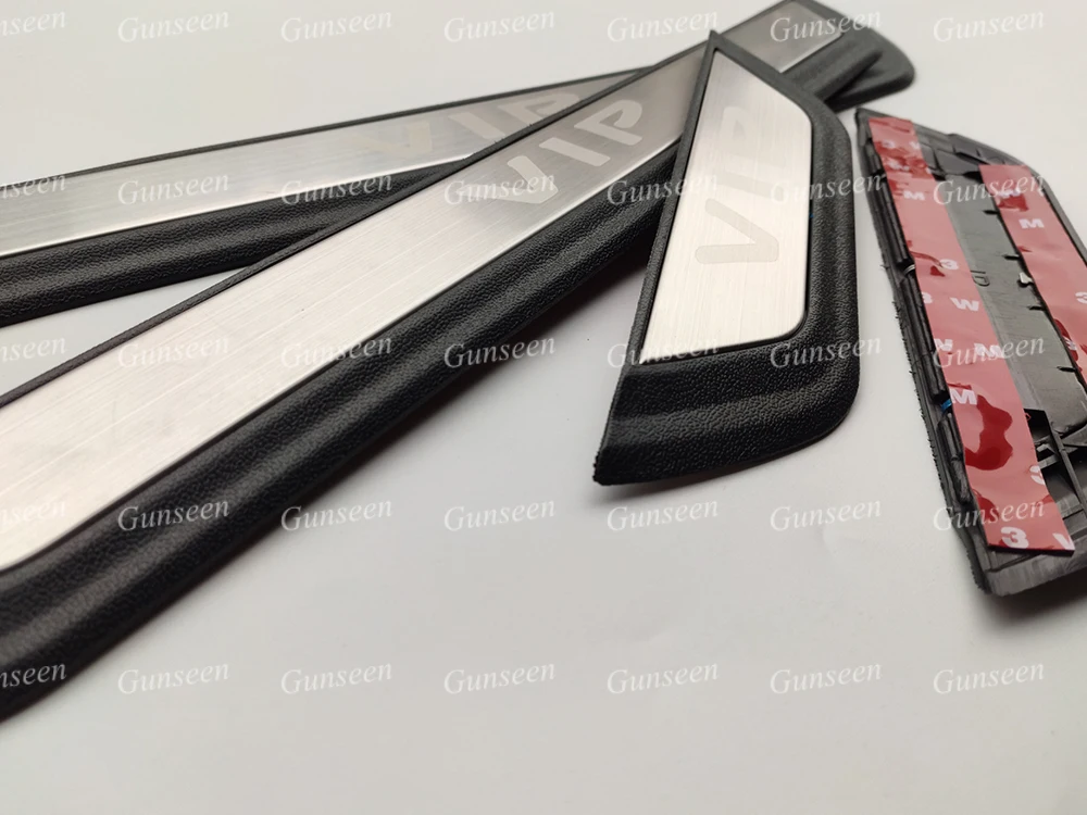 

Car Door Sill Scuff Plate Protector Accessories Auto Threshold Stainless Steel Pedal Cover Styling Guard Sticker Trim