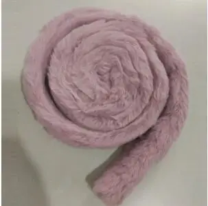 Имитация меха норки и искусственный мех, теплое Женское пальто, новинка, меховая плюшевая куртка, Женская длинная куртка, свободная утепленная шуба NUW533 - Цвет: Pink