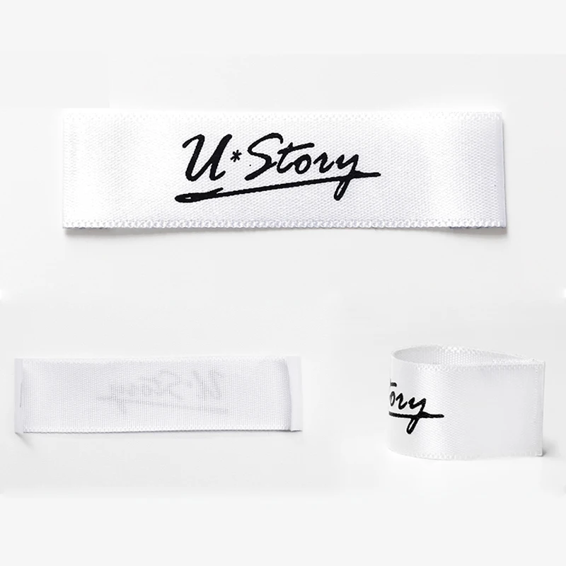 Индивидуальная индивидуальная бирка для одежды печать шелкография стирка