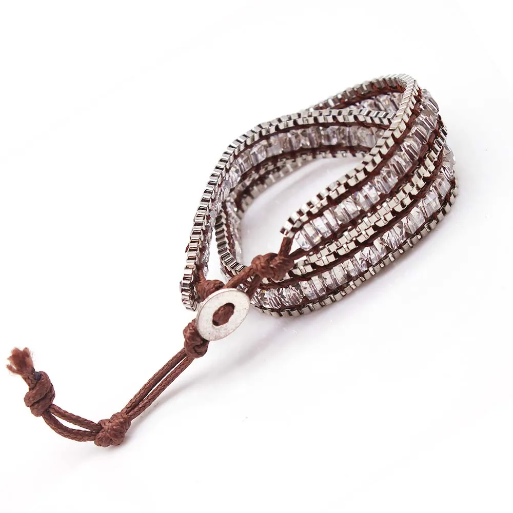 D &amp популярный новый модный Регулируемый Кристальный браслет Bilezik с манжетами