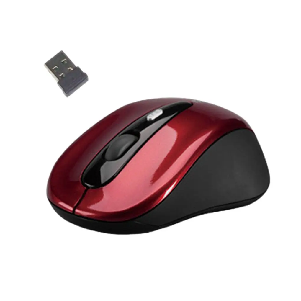 

2.4GHz Wireless Mouse 1600DPI Optical Computer Cordless Office Mice with USB Receiver
