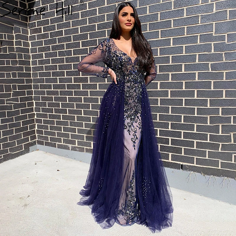 Розовое сексуальное платье для выпускного вечера с V-образным вырезом и длинными