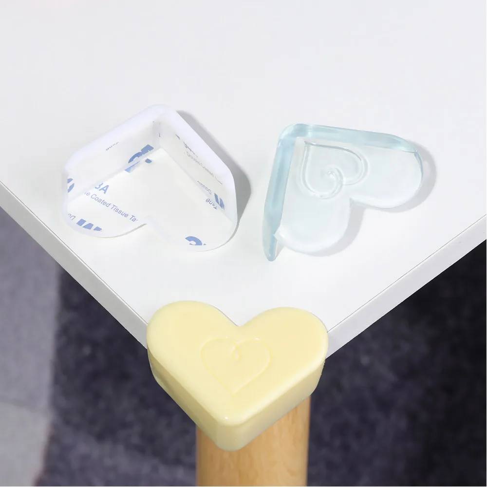 4 шт в форме сердца стол угловая Защита Детские защитные устройства для мебели