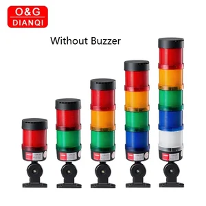 Лампа безопасности, промышленная 5-слойная сигнальная башня, светодиодная сигнальная лампа, складная сигнаПредупреждение башня, 12 В, 24 В, 110 В, 220 В