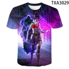 Новинка 2022, мужская и женская футболка Apex Legends, футболка с 3D принтом, летние топы с коротким рукавом, крутая детская модная уличная футболка