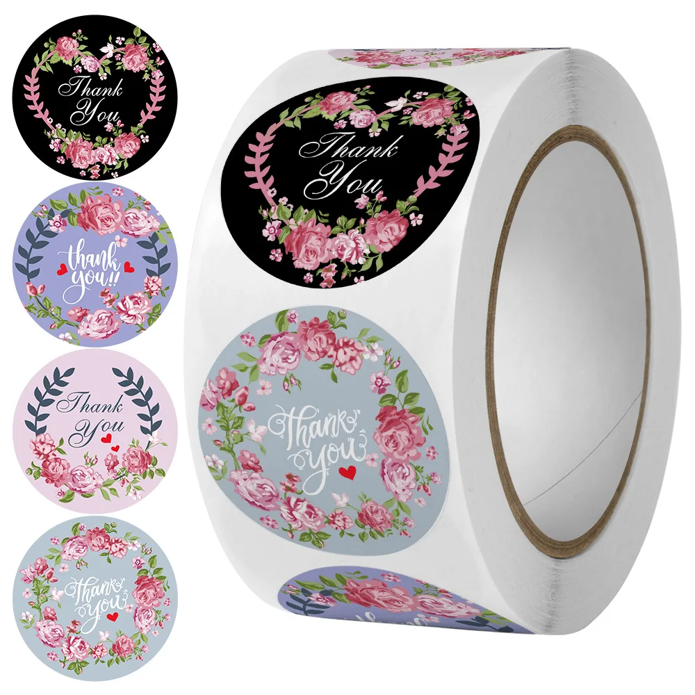 Floral Thank You Stickers, 500pcs Round Thank You Stickers Roll Perfect for Wedding, Party, Birhday, Graduation, Small Business
Floral Thank You Stickers, 500pcs Round Thank You Stickers Roll Perfect for Wedding, Party, Birhday, Graduation, Small Business