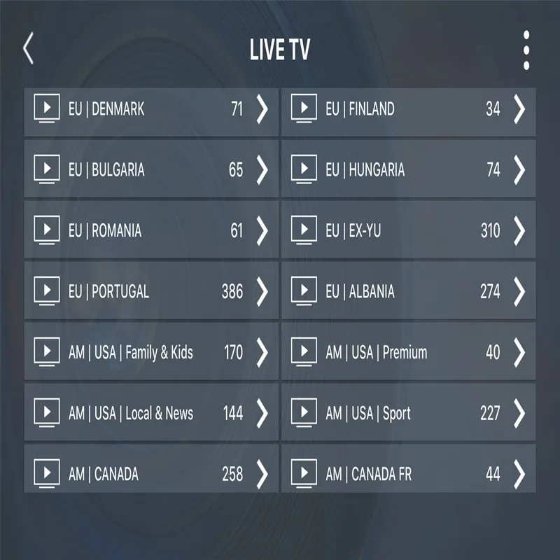 Европа IPTV панель управления с códigos contiene 7000+ Live 8000+ VOD para el revendedor de IPTV Frances IPTV espauna Portugal