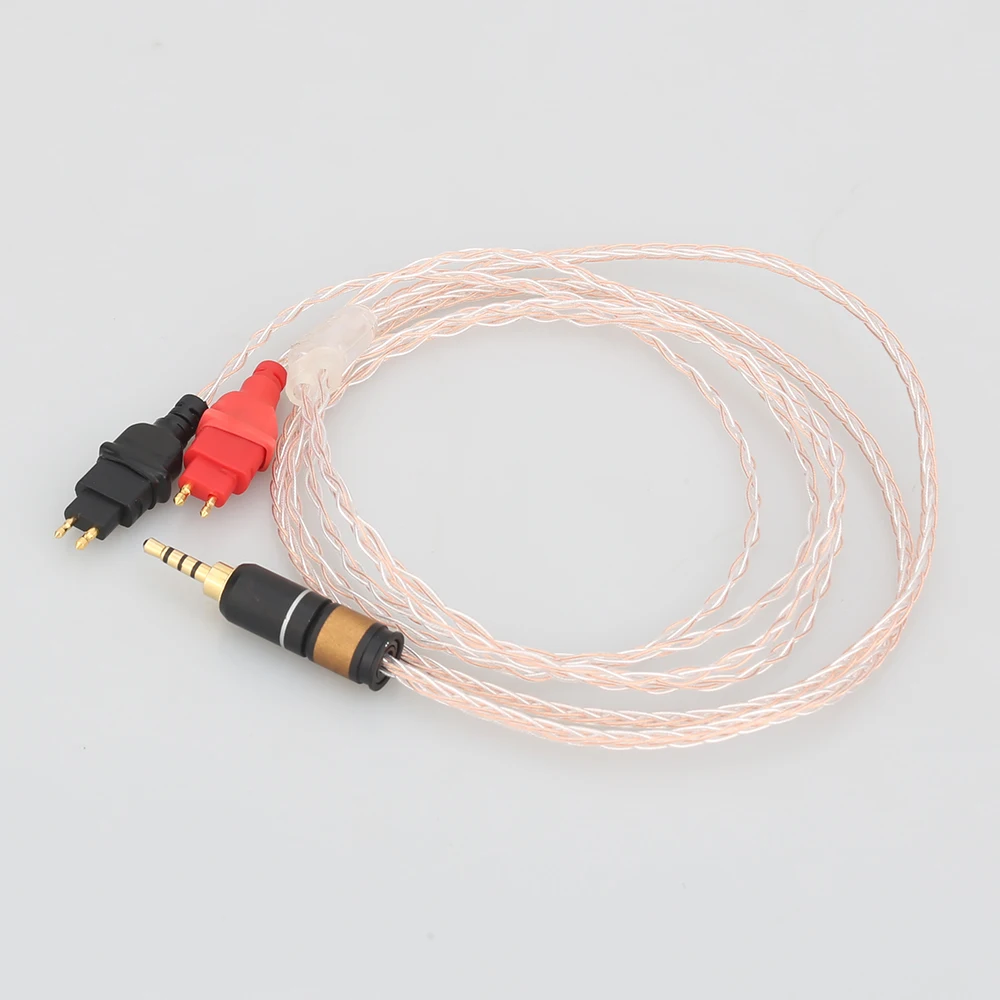 Audiocrast 2 5 XLR 8 ядер OCC посеребренный смешанный кабель для наушников Sennheiser HD25-1 SP HD650