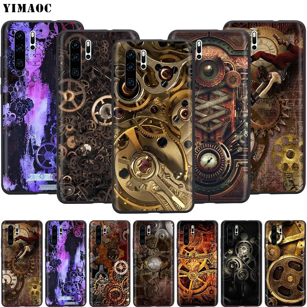 Силиконовый чехол YIMAOC в стиле стимпанк для Huawei Mate 10 P8 P9 P10 P20 Lite Pro P Y7 Y9 Smart Mini 2017