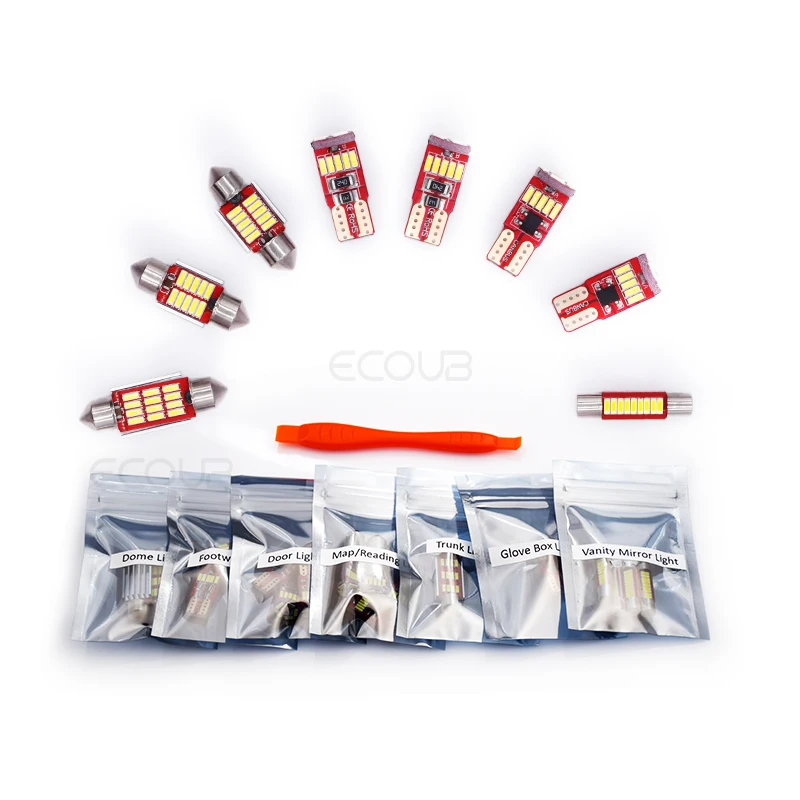 Светодиодный интерьер для Seat Leon Mk1 Mk2 Mk3 1 2 3 м 1P 5F 1999-2018 купольсветильник лампа