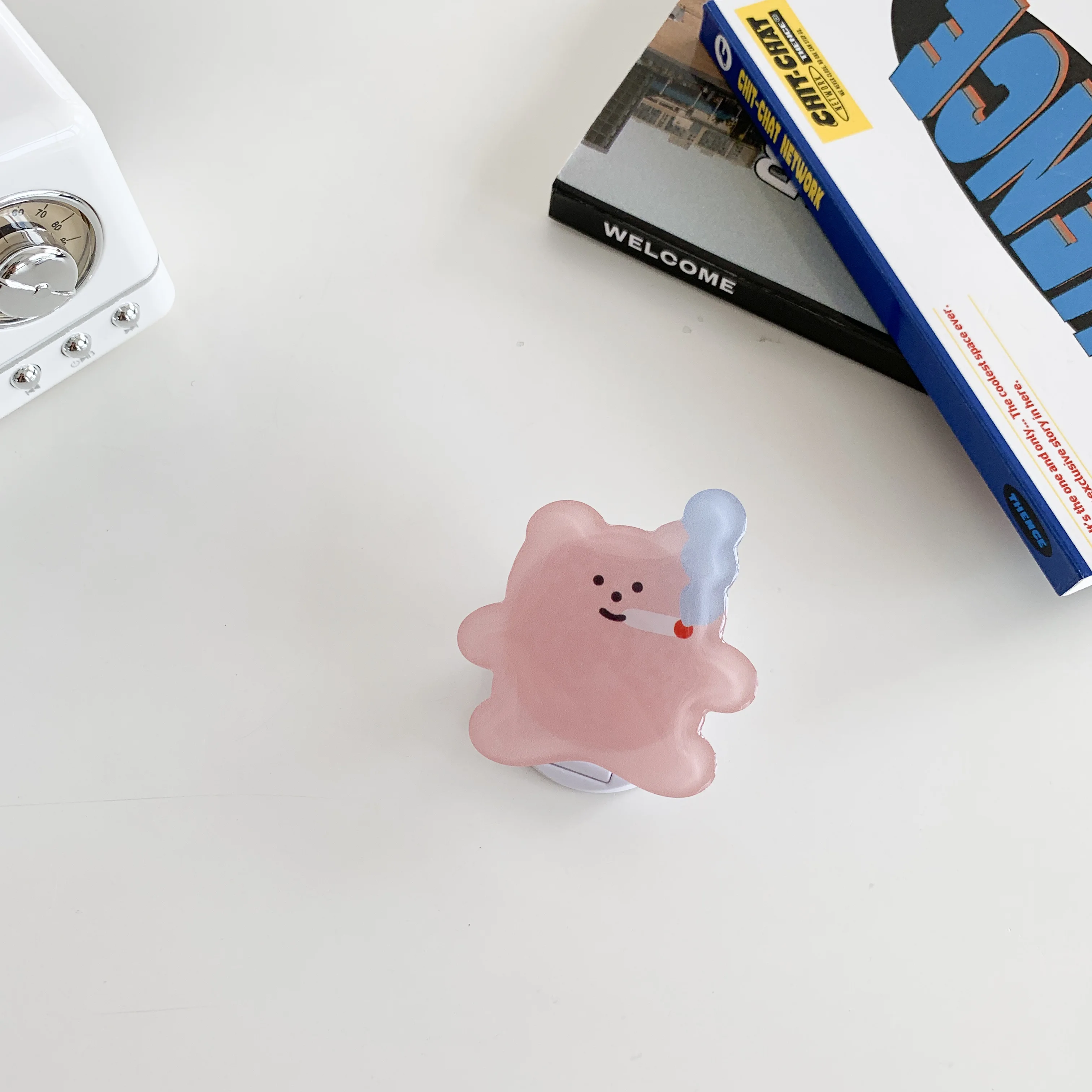 Korea Cute Cartoon Finger Ring Phone Stands Universal Mobile Phone For IPhone 11 Huawei Xiaomi Samsung Holders Phone Grip Holder