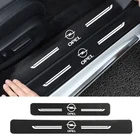 4 шт., наклейки на порог двери для автомобилей Opel insignia astra j h g corsa d zafira b