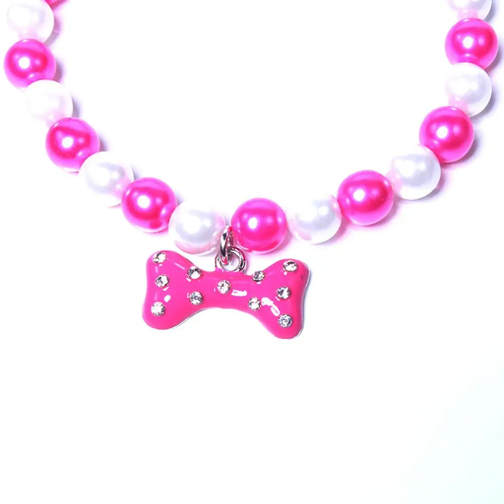 Ошейник для кошек и собак HiMISS блестящие стразы Регулируемый Женский ошейник с