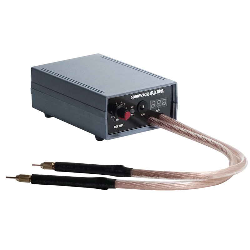 

5000W Portable Handheld Battery Spot Welder Diy Accessories For 18650 Lithium Battery Nickel Sheet With Touch Mini Household Set