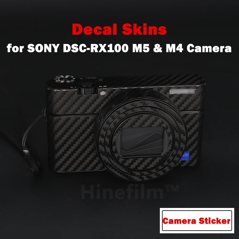 

RX100 M4 M5 Camera Vinyl Decal Skin Anti Scratch Wrap Cover for Sony RX100 IV V Camera Sticker Film 3M Premium Court Cases