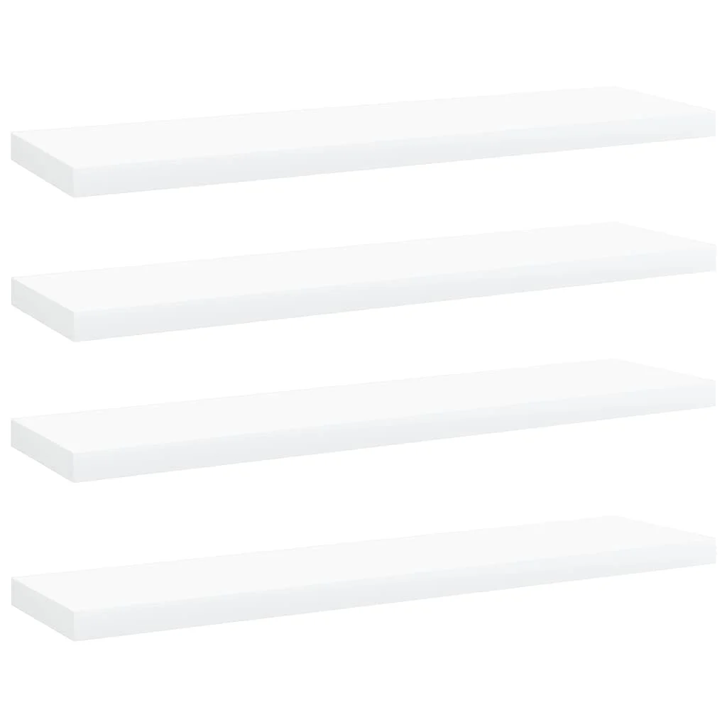 

Bookshelf Boards 4 pcs White 15.7"x3.9"x0.6" Chipboard
