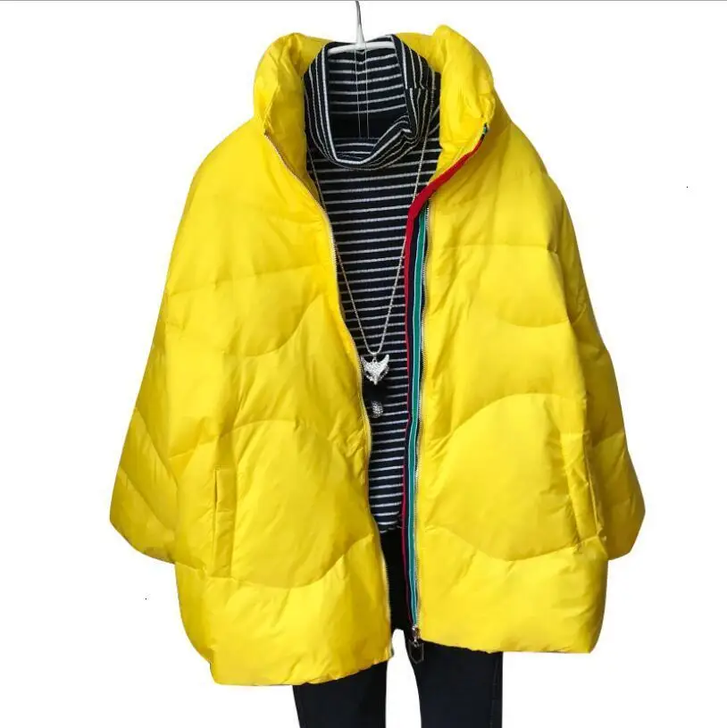 2019 светильник белый утиный пух женский короткий пуховик свободный тонкий