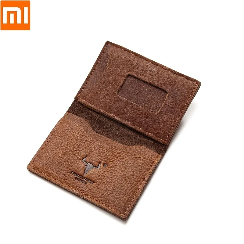

Кошелек Xiaomi из воловьей кожи, для мужчин и женщин