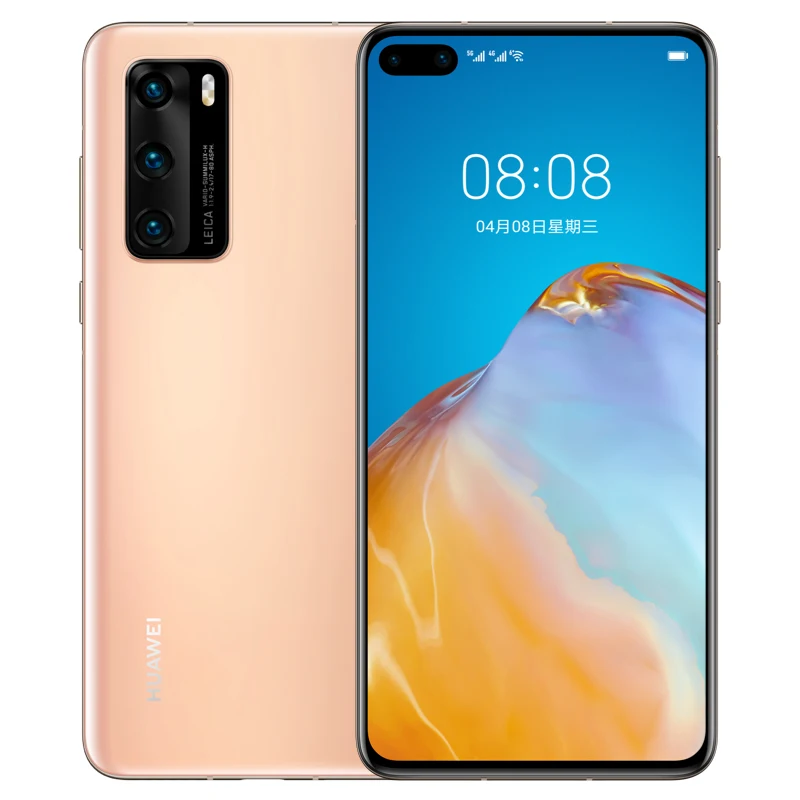 Huawei P40 мобильный телефон с 6 1-дюймовым дисплеем восьмиядерным процессором 3800 мАч