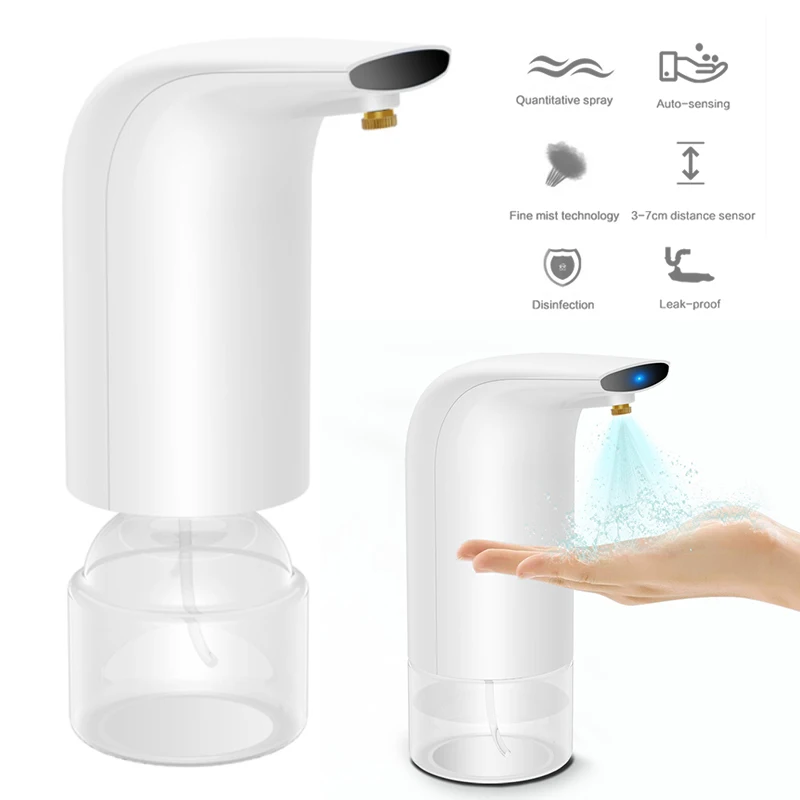 

Automatic Induction Sprayer Alcohol Sterilization Spray Soap Dispenser Hand Cleaner Infrared Intelligent Hand Induction