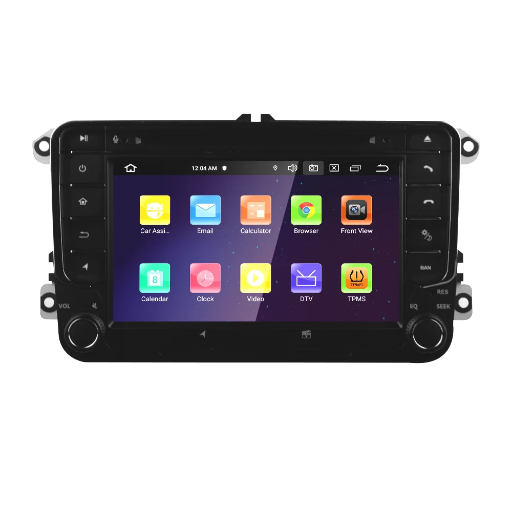 Автомобильный DVD-плеер MTK8321 на Android 10 0 7 дюймов GPS для VW Golf Passat B6 Touran Polo Sedan с DSP CarPlay
