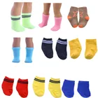 Зимние носки подходит для 18 дюймов, принятые в США и 43 см для ухода за ребенком для мам Одежда для новорожденных, кукольный носок аксессуары куртка из искусственной кожи для мальчиков и Gilys Бесплатная доставка