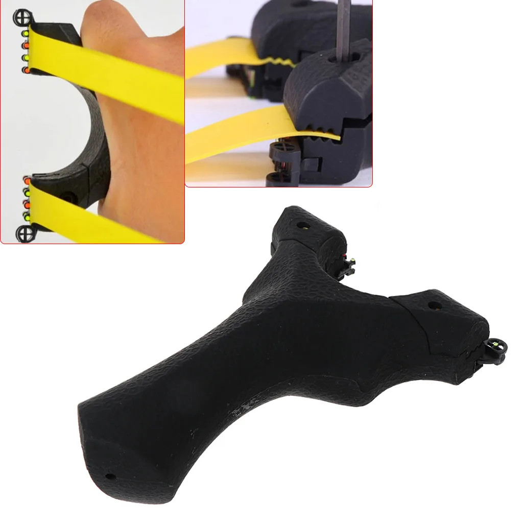 Рогатка смолы ручной катапульты охоты на открытом воздухе съемки без резиновой