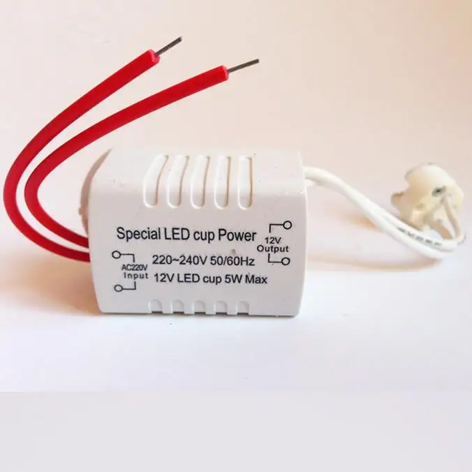 

LED high power electronic transformer 220 to 12v lamp cup MR16 1w 2w 3w 4w 5W LED driver power supply dedicated,spotlight