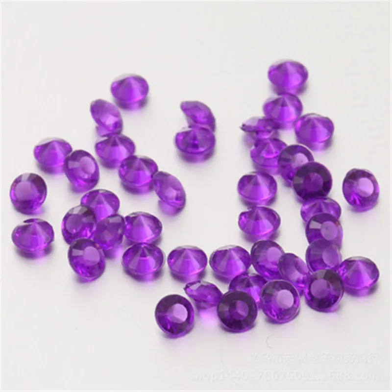 SUEF 1000 шт. Акриловые Алмазные кристаллы смешанные блестящие рассеянные свадебные