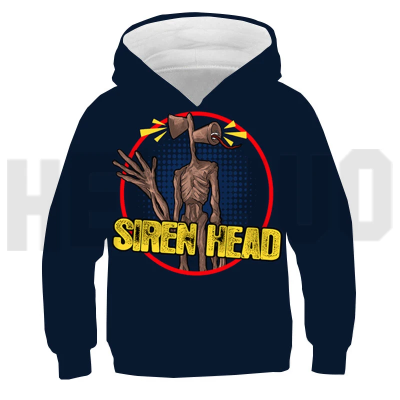 

Повседневная Толстовка с капюшоном и 3D-принтом головы сирены, Мужская Уличная одежда в стиле Харадзюку, детский пуловер оверсайз в стиле ан...