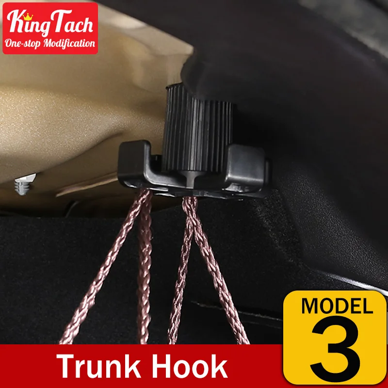 

Car Rear Trunk Hook For Tesla Model 3 Load Storage Heavy Duty Bearing Functional Loop Hanging Accessories Fastener Clip