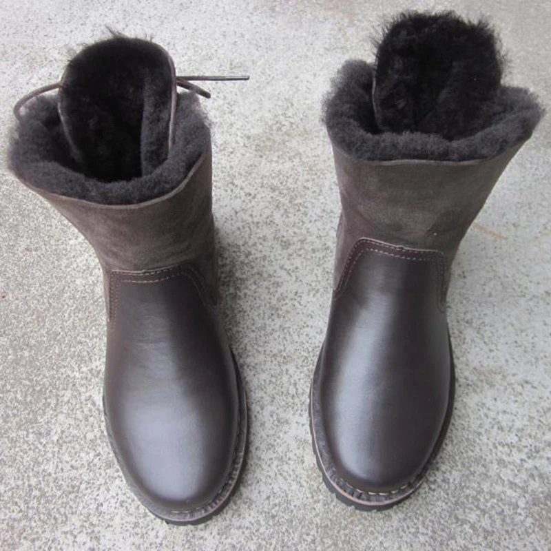 SWYIVY/ботинки из натуральной кожи женская зимняя обувь без застежки Новинка 2019