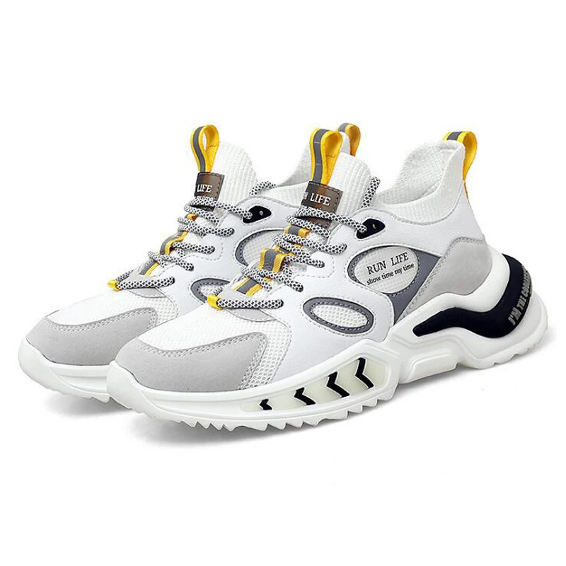 

New Running Shoes for Men Outdoor Breathable Fashion Athletic Sport Shoes Designer Comfortable Thick Soft Sneakers Zapatillas