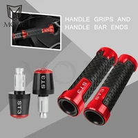 vibration damper weight handlebar grip cap handle bar end cap plug for ducati st3 s abs 2003 2007 st3s 2004 2005 2006 motorcycle